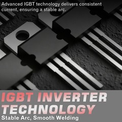 140A MIG Welder 110V, 3-in-1 Flux Core/Lift TIG/Stick, Large LED Display, IGBT