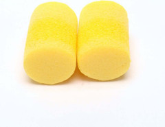 3M 3121201 Ear Classic Single-Use Earplugs, Cordless, 29NRR, Yellow, 200 Pairs