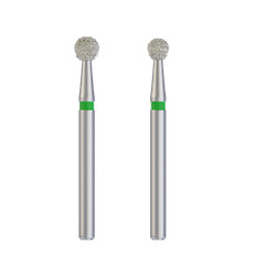 Dental FG Diamond Burs Drill High Speed Handpiece Round Ball Long 10pcs Pack