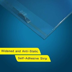 200 Clear Cellophane Bags 3X5 Inch Self Adhesive Eco Friendly 1.4 Mil Thick