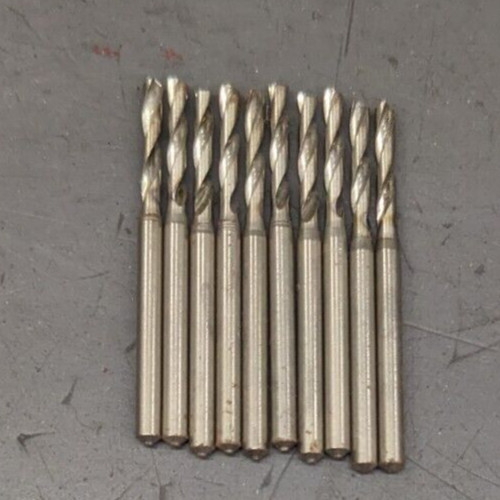 10 Egda 1.60mm Micro Drills 2mm Shank HSS NOS Switzerland – 1.60mm 1.60 mm