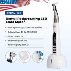 Dental Wireless Cordless LED Endo Motor 16:1 Handpiece Root Canal Treatment
