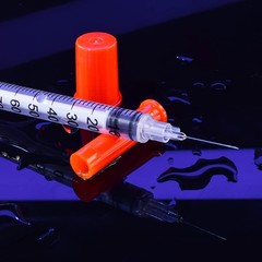 30G 1cc 1/2″ Syringe – Individual Package-100 Pack 1/2″, orange