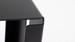 4PACK 8×8 Post Base Bracket for Pergola, Black Powder Coated Steel with Standoff