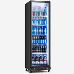 Yeego 12.36 Cu.ft Commercial Display Beverage Refrigerator Cooler For Beer,Cola