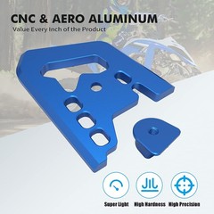 Foot Brake Pedal Lever Peg Pad Extender Compatible with Yamaha Raptor 700 Blue