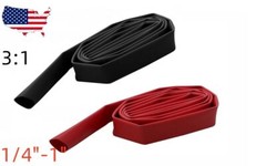 1/4″ 3/4″ 3/8″ 1/2″ 3:1 Heat Shrink Tubing Adhesive lined/Electrical wire sleeve