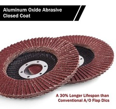 20x Flap Disc 4.5″ 4-1/2 40 60 80 120 Grit Angle Grinder Sanding Grinding Wheels