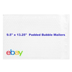 eBay Branded Shipping Supplies Padded Bubble Poly Mailers Envelope 9.5″ x 13.25