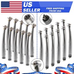 Dental Fiber Optic LED E-generator high speed handpiece 2Holes/4Holes