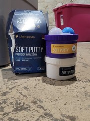 Dental Soft Putty Fast Set Impression Material 290 ml Base + Catalyst