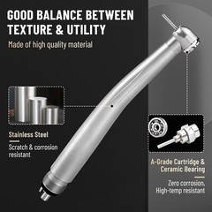 10Pack High Dental Speed Handpiece Push Button 4 Hole Fit NSK Pana Max Style USA