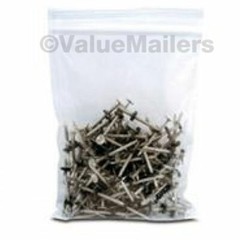 3×5 Clear Plastic Zipper Poly Zip Closure Locking Reclosable Bag 2 MiL 100 1000
