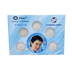 Dental Oral Teeth Diamond Tooth Gems Crystal Ornaments Jewelry 2.0mm Clear