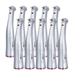 Dental 1:5 Increasing Fiber Optic Contra Angle Handpiece Fit Electric Motor
