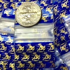 BaggiesSince1987 – 1034 Design Zip Bags Metallic 25 DSN MIX 100PCS, READ DETAILS
