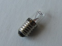 NOS Box of 100 pcs 8691 Miniature Incandescent Lamp Bulbs 10V .015A Screw Base