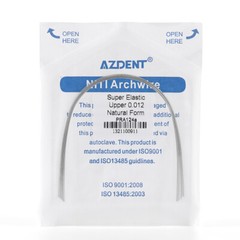 10Pcs/Pack Dental Orthodontic Arch Wire Super Elastic NITI Round Natural Form
