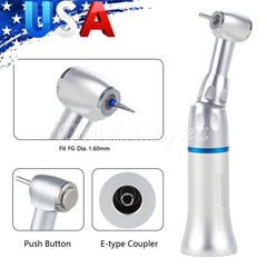 NSK Style Dental Slow/Low Speed Push Contra Angle Handpiece Fit FG 1.6mm Burs