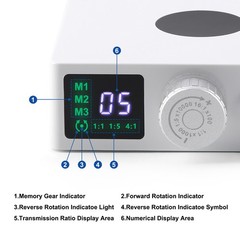 Motor Micromotor LED Dental Sin Escobillas Pieza de mano 1:1 / 1:5 / 16:1
