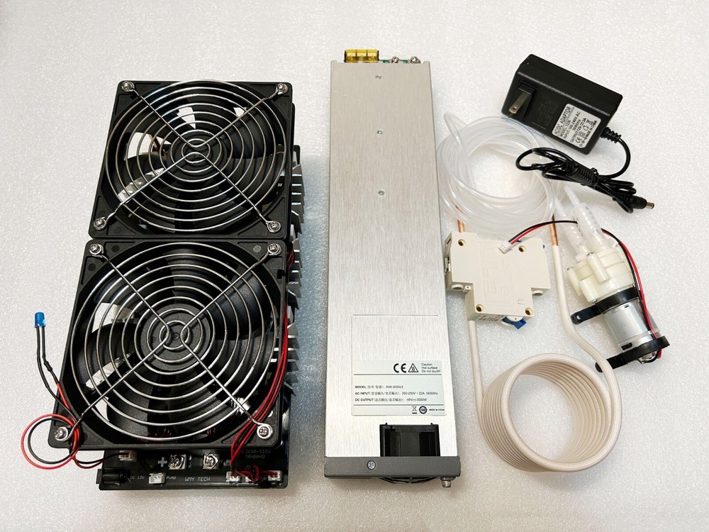 Induction Heater Module ZVS Heating Board Kit with DC 3000W Power Supply Adapter