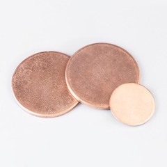 Solid Pure Copper Discs Blanks Round Plate Metal Sheet 10-300mm OD 0.5-5mm Thick