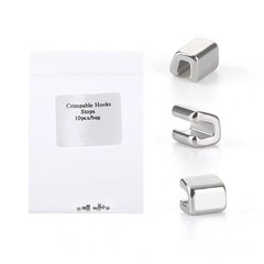 10 Pcs/Pack Dental Orthodontic Crimpable Hooks Stops Metal Stop for Arch Wire