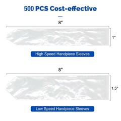 500 pcs /box Disposable Dental Low / Hight Speed Handpiece Sleeves Covers