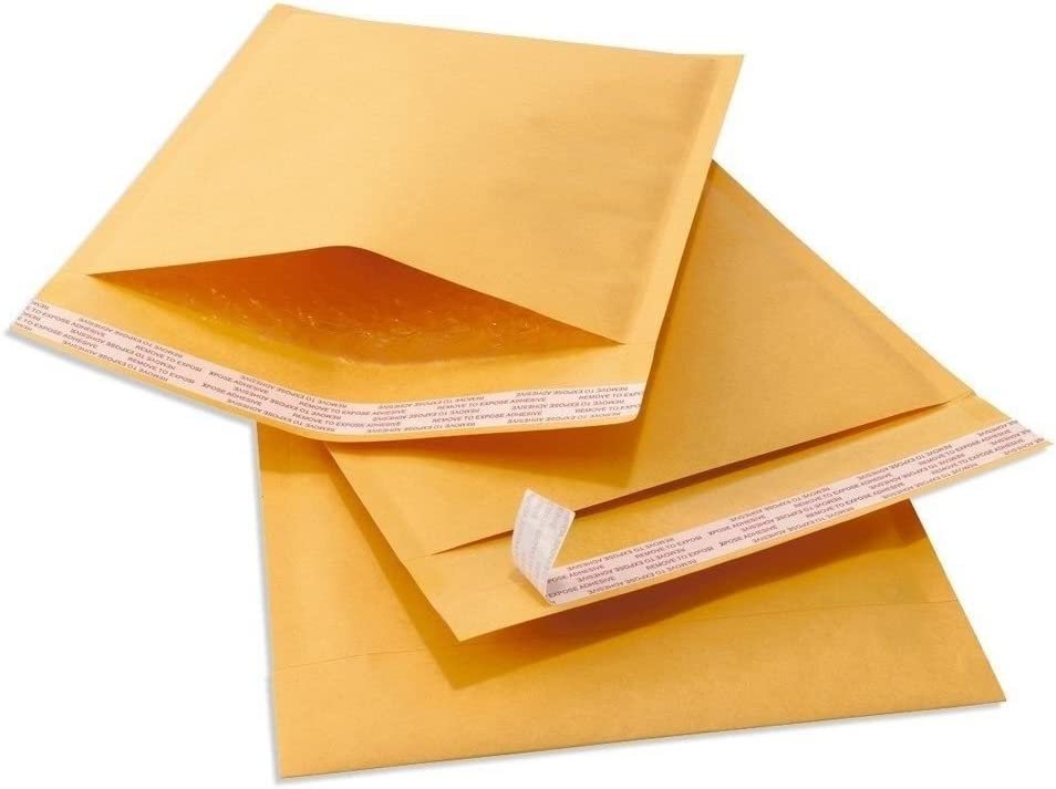 100 #0 6×9 Kraft Paper Padded Bubble Envelopes Mailers Shipping Case 6”x9”