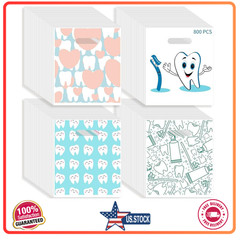 800PCS Dental Goodie Bags 9×8 Inch for Clinics, Schools & Patient Care