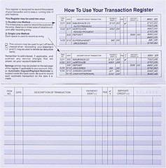 24 PCS Check Registers for Personal Checkbook, Easy to Read Checkbook Register