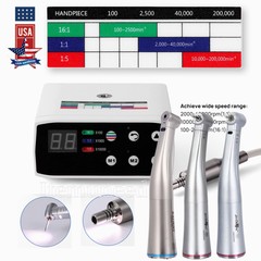 AZDENT Dental Brushless LED Electric Micro Motor 1:5/1:1 Increasing Handpiece
