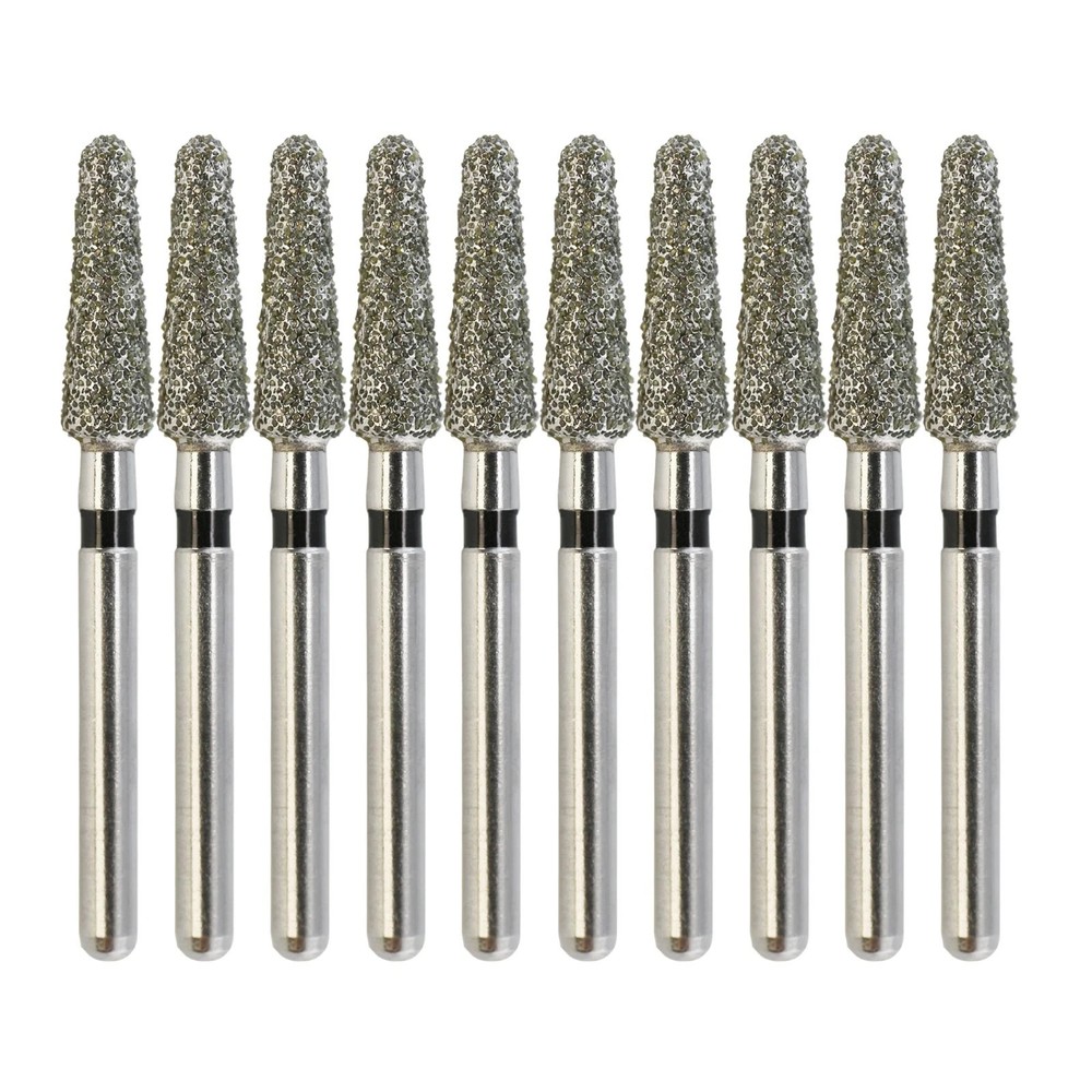 Diamond Dental Burs 856/025SC High Speed FG Shank for Implant & Crown Prep 2.5mm