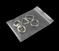 Clear Reclosable Plastic 2-Mil Ziplock Bags Poly Jewelry Zipper Baggies(4″x5″)