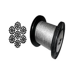 Cable Railing Type 304 Stainless Steel Wire Rope Cable, 1/4″, 7×7, Coil & Reel
