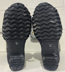 HEAVY DUTY STEEL TOE METATARSAL WATERPROOF RUBBER FIREMAN FIRE BUNKER WORK BOOTS