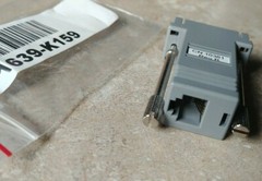 NCR DB9 RJ12 Serial Cable Adapter 1639-K159 CN 10381 For Aloha & Radiant COM SER