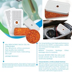 40Gram Silica Gel Canister Reusable Indicating Desiccant Dehumidifier 5 Pack