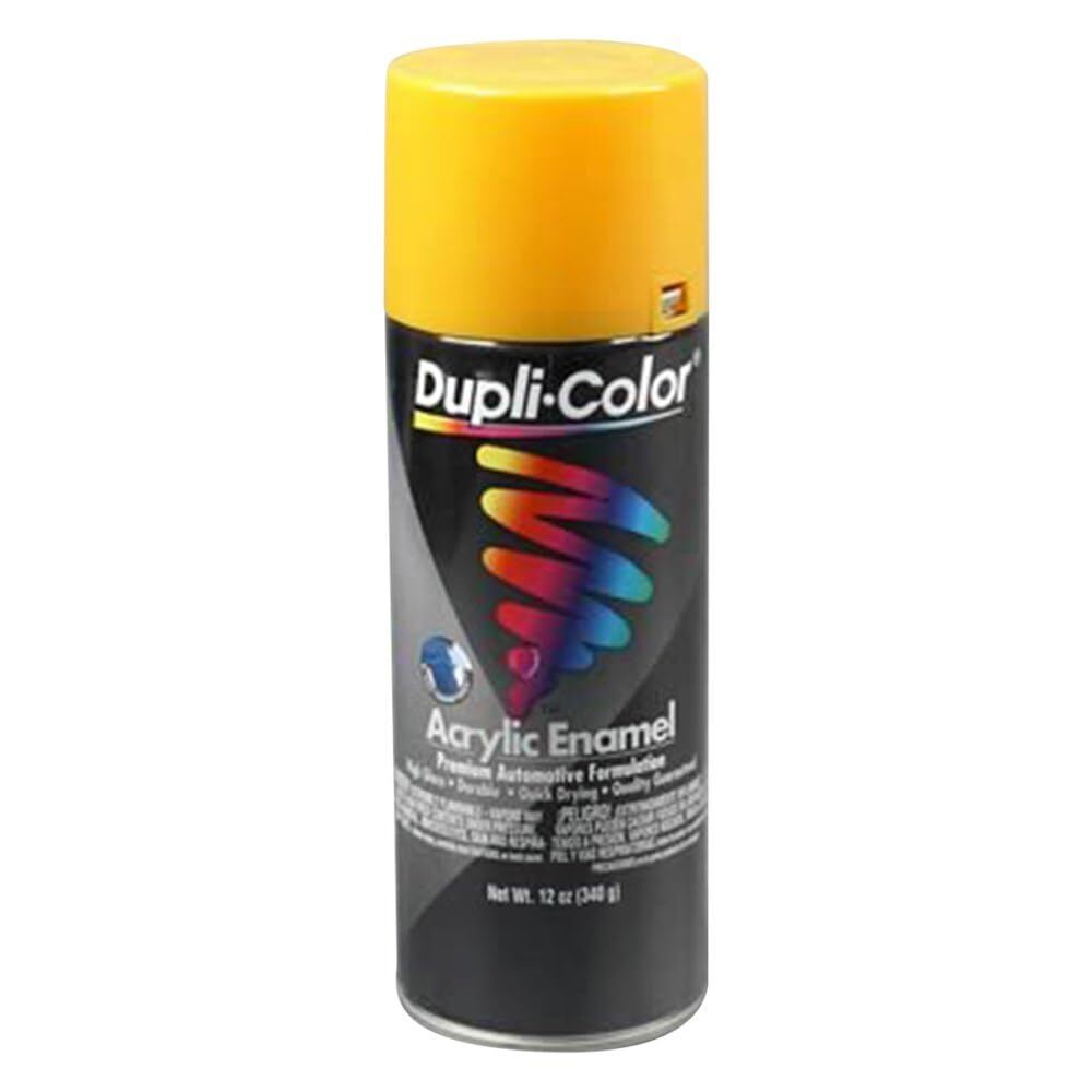 Dupli-Color DA1663 Multi-Purpose Acrylic Enamel Spray Paint – Yellow – 12 oz.