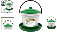BPA-Free 3.5 Gallon Poultry Drinker with Easy-Fill Design and Handle