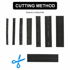 508Pcs Heat Shrink Tubing Insulation Shrinkable Tube 3:1 Wire Cable Sleeve Kit