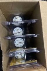 4 Pack 15A 125V NEMA 5-15P STRAIGHT BLADE PLUG Industrial Grade