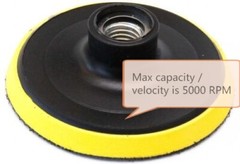 Backer Pad Hook and Loop Backing Plate for Polishing buffing Pads Sanding Discs