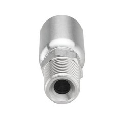 12 Pack 1/2″ I.D. Hose x 1/2″ NPTF Male Hydraulic Hose End Crimp Fittings