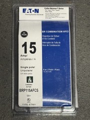 Eaton 15-amp 1-Pole Afci Plug-on Neutral Circuit Breaker BRP115AFCS