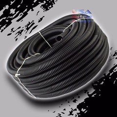 25Ft 1/2″ Marine Grade Conduit Car Home Tubing Split Wire Loom Black Sleeve tube
