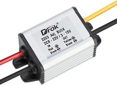 Waterproof DC Buck Converter Voltage Regulator 8-22V to 3-15V 5V 12V 3A Adjus…