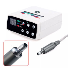 NSK Style Dental Electric Motor / 1:5 LED Fiber Optic Contra Angle Handpiece YBB