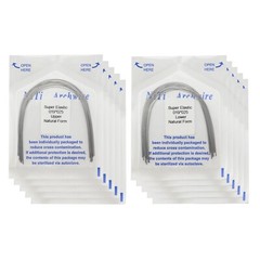 100PCS Dental Orthodontic Niti Arch Wire Natural Form Arches Round Rectangular