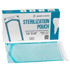 plastcareusa Self Seal Sterilization Pouch, 7.5″ x 13″, 200/Box